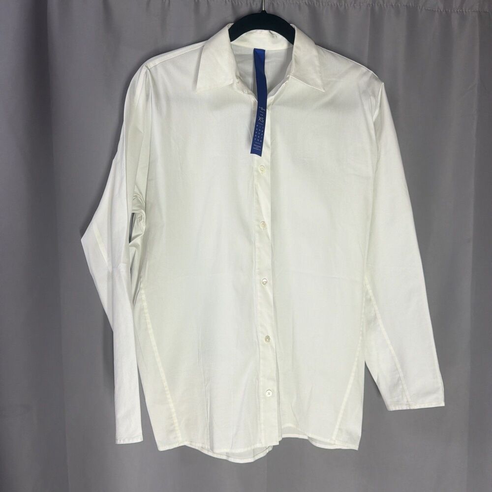 Kit and Ace Shirt Men's XS White Casual Button Down Casual Career